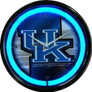  Kentucky Wildcats Plasma Neon Clock: Sports & Outdoors