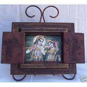 Radha Krishna enjoying, Double door Photo Frame