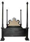 Aurelia California King Bed, Hand Rubbed Black