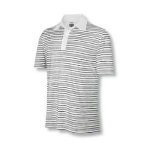  Mens ClimaCool White Base Mesh Golf Polo Shirt: Sports & Outdoors