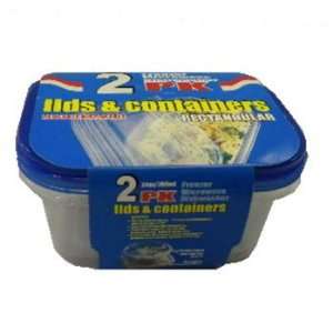  2Pk Rectangular Food Container Case Pack 48