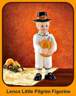   Pilgrim Thanksgiving Holiday Autumn Fall Figurine Decoration  