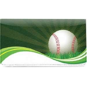  Baseball Leather Checkbook Cover 