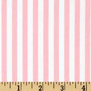  44 Wide Positively Pastel Stripes Pink Fabric By The 