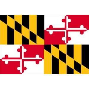   Maryland 2 ply Poly   outdoor State Flags Made in US.