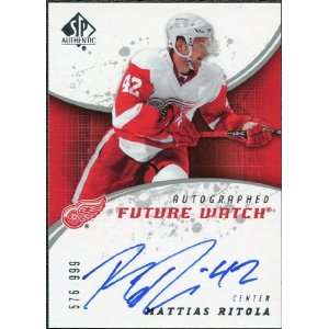  Future Watch #220 Mattias Ritola Autograph /999 Sports Collectibles