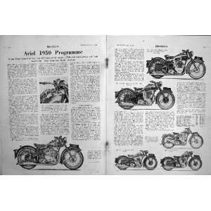   MOTOR CYCLE MAGAZINE 1949 MANNS BAYLISS SCOBIE TRIUMPH: Home & Kitchen