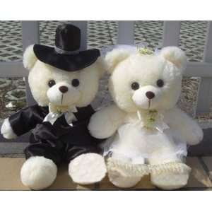  Plush Toy Dolls   Wedding Bear: Toys & Games