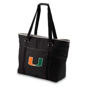  Miami Hurricanes Tahoe Style Beach Tote (Black) Sports 