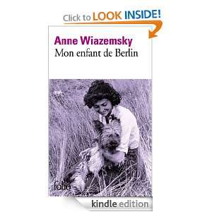 Mon enfant de Berlin (Folio) (French Edition) Anne Wiazemsky  