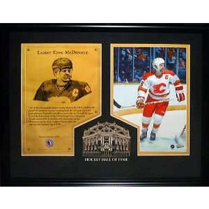  Frameworth Calgary Flames Lanny McDonald Hall of Fame Etch 