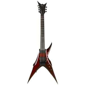   Series 7 Strings Electric Guitar   Trans Red: Musical Instruments