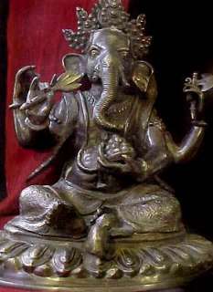   Magnificent Bronze Ganesh   An Awesome Statue   One of the BEST  