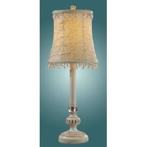  1 Light Table Lamp In A Beige Finish