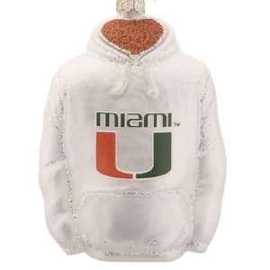  Personalized University of Miami Christmas Ornament