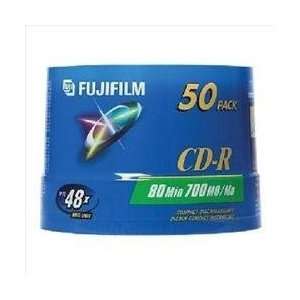   50PK CD  R 80 MIN 48 X SPINDLE WHITE INKJET PRINTABLE 