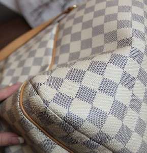 You are biding on a pre owned Louis Vuitton Damier Azur Totally GM