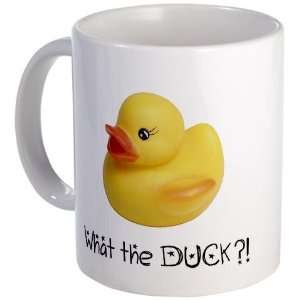 What the Duck? Funny Mug by CafePress: Kitchen & Dining