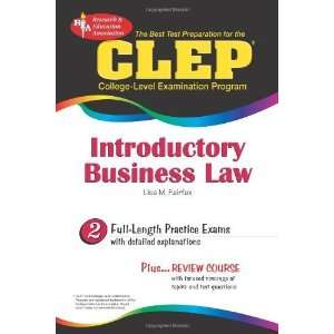   Law (CLEP Test Preparation) [Paperback]: Lisa M. Fairfax JD: Books