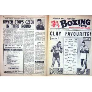  BOXING 1965 CASSIUS CLAY LISTON DWYER FLOYD PATTERSON 