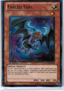 YUGIOH FABLED TOPI/HA03 EN003/1ST/SUPER RARE  