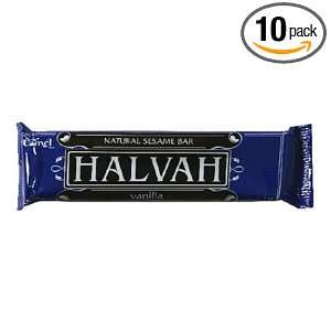 Camel Natural Sesame Bar, Halvah. Vanilla Flavor, 3 Ounce (Pack of 10 