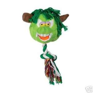   GREEN Ugly Tugs Plush & Rope Halloween Dog Toy: Kitchen & Dining