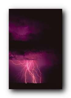 Thunder Storm Lightning Poster Rain 3 Hr Nature Pp30709 638211326956 
