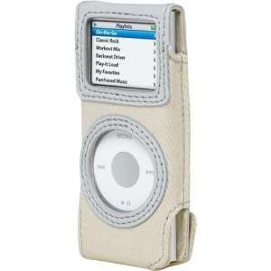 Belkin Canvas Holster Case for iPod nano 1G, 2G (Beige/Gray): Belkin 