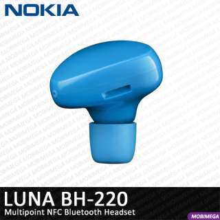   BH 220 NFC Multipoint Bluetooth Headset Handsfree   Cyan Blue  