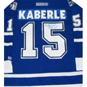 Tomas Kaberle Memorabilia Signed Toronto Maple Leafs Authentic Pro 