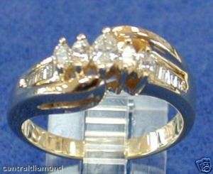 Anniversary Band Five Marquise Cut Diamonds & Baguettes  