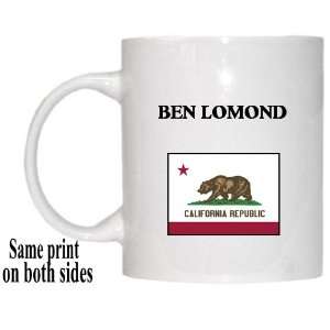  US State Flag   BEN LOMOND, California (CA) Mug 
