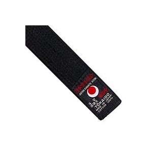 Tokaido Black Obi (Rank Belt)   100% Cotton or 100% Satin  