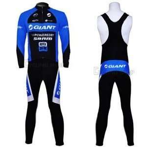  GIANT bib Cycling Jersey long sleeve Set(available Size: S 