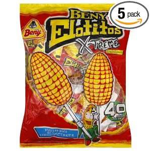 Beny Candy, Extreme Elotitos, 24 Ounce (Pack of 5)  