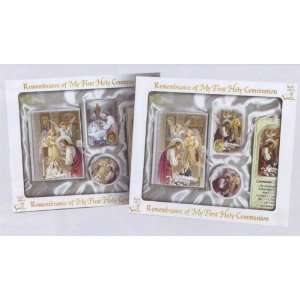  Boxed First Communion Gift Set   Italian Gift Rosary With 