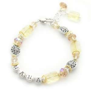  personalized citrine skyy bracelet