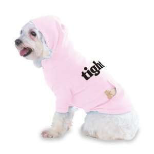 tight Hooded (Hoody) T Shirt with pocket for your Dog or Cat LARGE Lt 