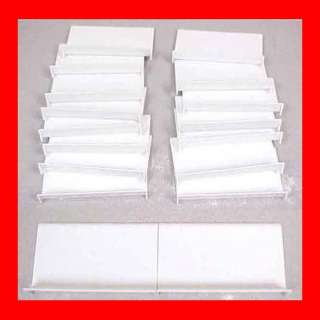 1950S PEPPER WHITE BASEBOARD PLASTIC TILE KITCHEN BATH NEW/OLD STOCK 