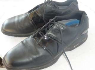 Mens Nike Tiger Woods Black Leather Golf Shoes 11 M  