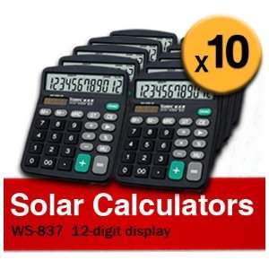    grade, solar 12 digit big keyed Calculator