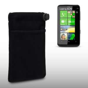 HTC WINDOWS 7 SOFT CLOTH POUCH CASE / COVER / BAG WITH ACCESSORY 