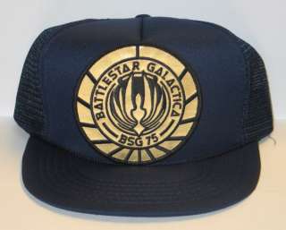 Battlestar Galactica BSG 75 Officer Patch Baseball Hat  
