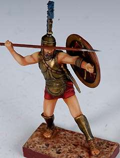 PB222 – Greek Warrior Throwing Spear (54mm). This figure will come 