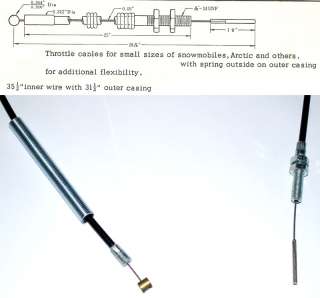 This auction is for a New Old Stock Throttle Cable Made For Arctic 