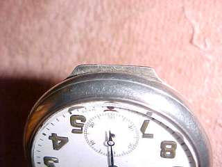 1914 ZENITH Sterling POCKET  ALARM  Gandhis Watch  