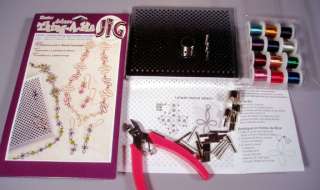 BEADING & JEWELRY MAKING WIRE w/ DELUXE THING A MA JIG & WIRE CUTTER 