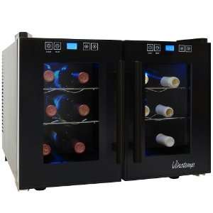   Thermoelectric Wine Cooler with Touch Screen, Indepen: Home & Kitchen