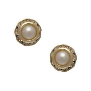  Zara 10mm Small Gold Post Earrings Jewelry